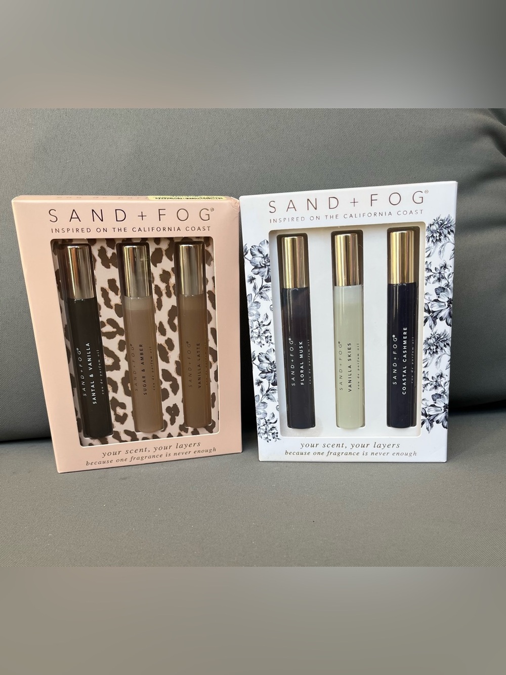 Sand + Fog Fragrance Oil Roller Sets -6 - piece